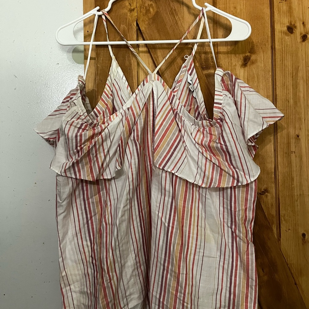 Express Multicolor Striped Top